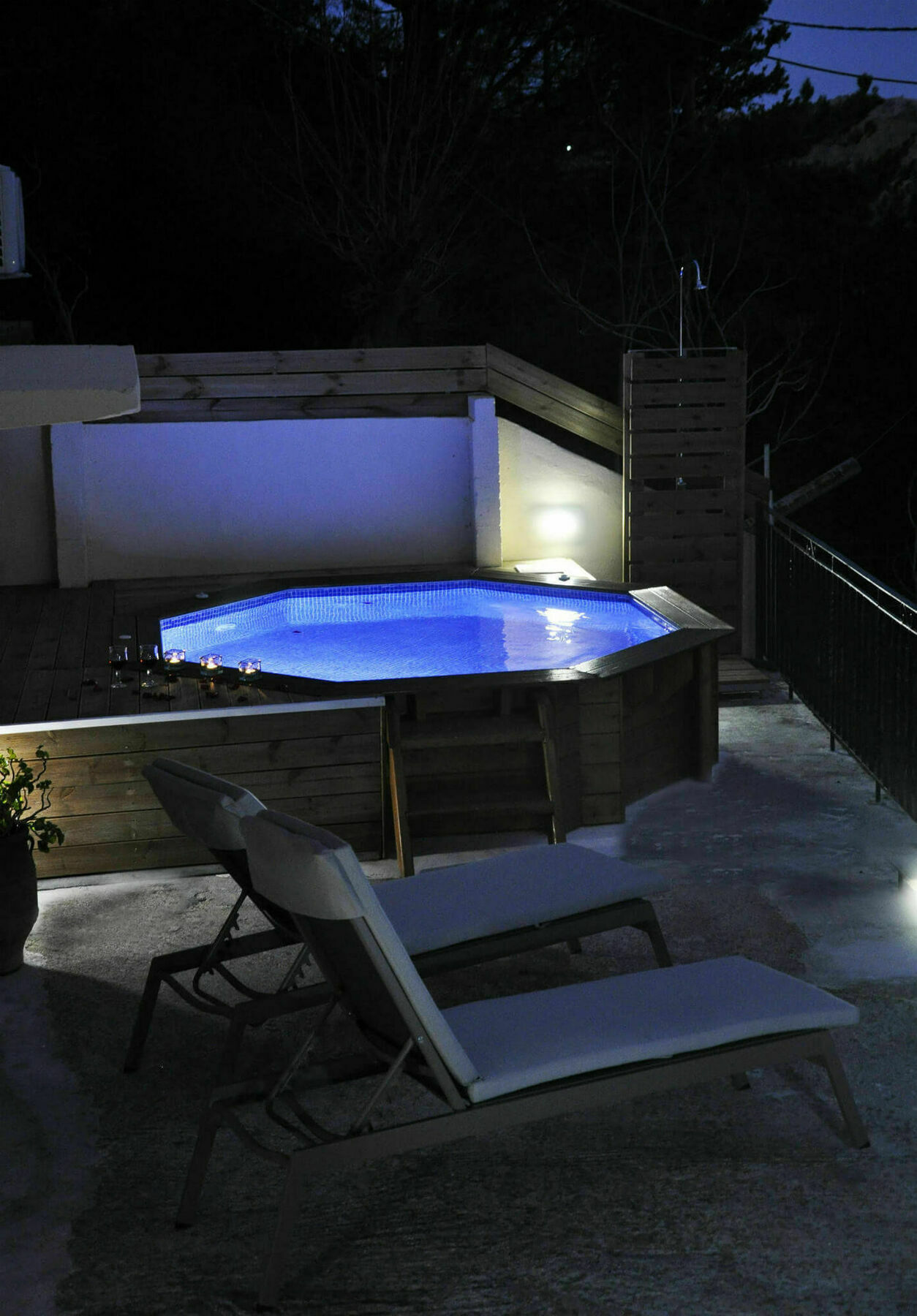 Villa Lakki Heated Round Pool Jacuzzi Lákkoi Dış mekan fotoğraf